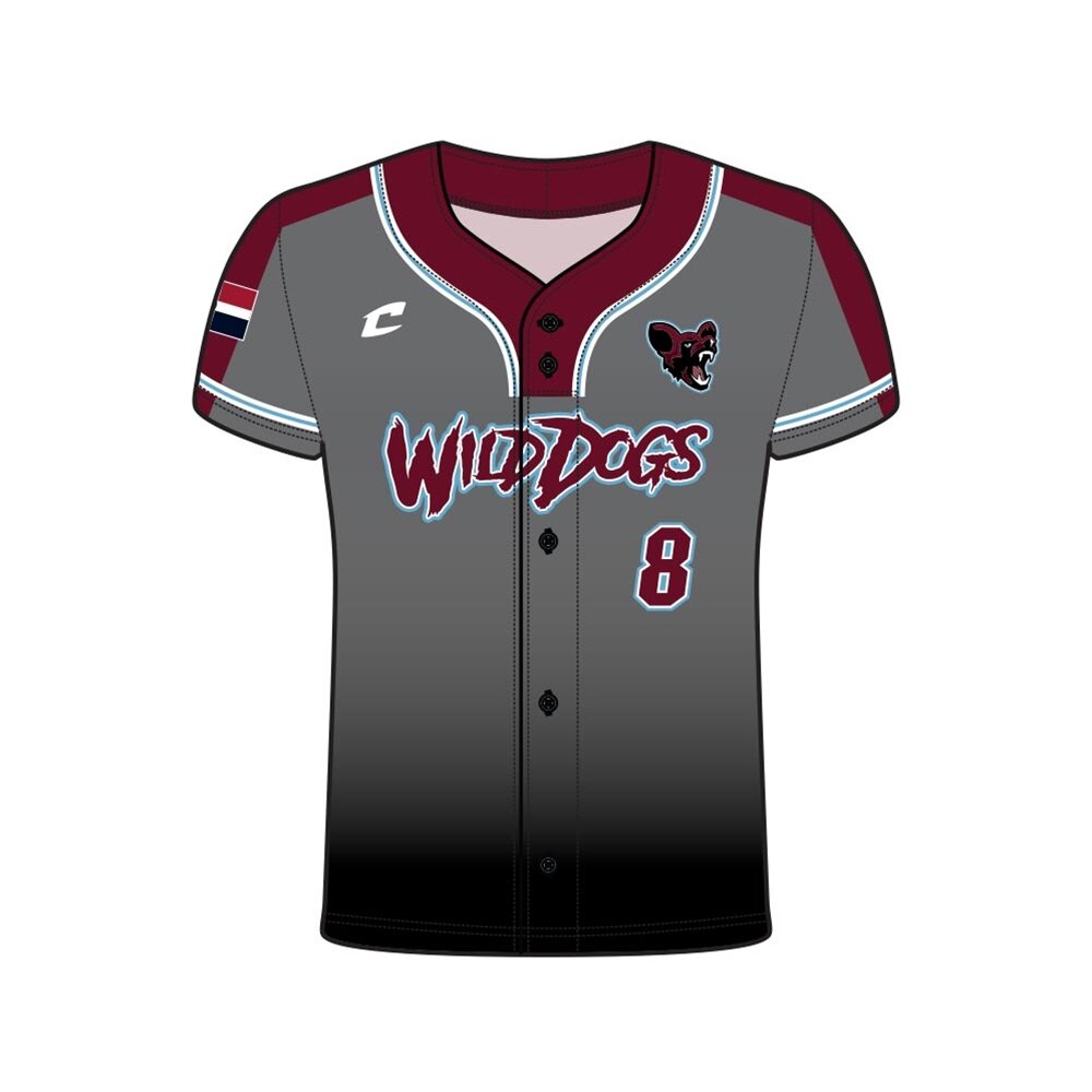 JE SUBLI 2 BT Two button sublimatie - Baseball/softball jersey