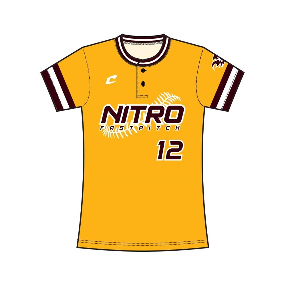 JE SUBLI 2 BT Two button sublimatie - Baseball/softball jersey