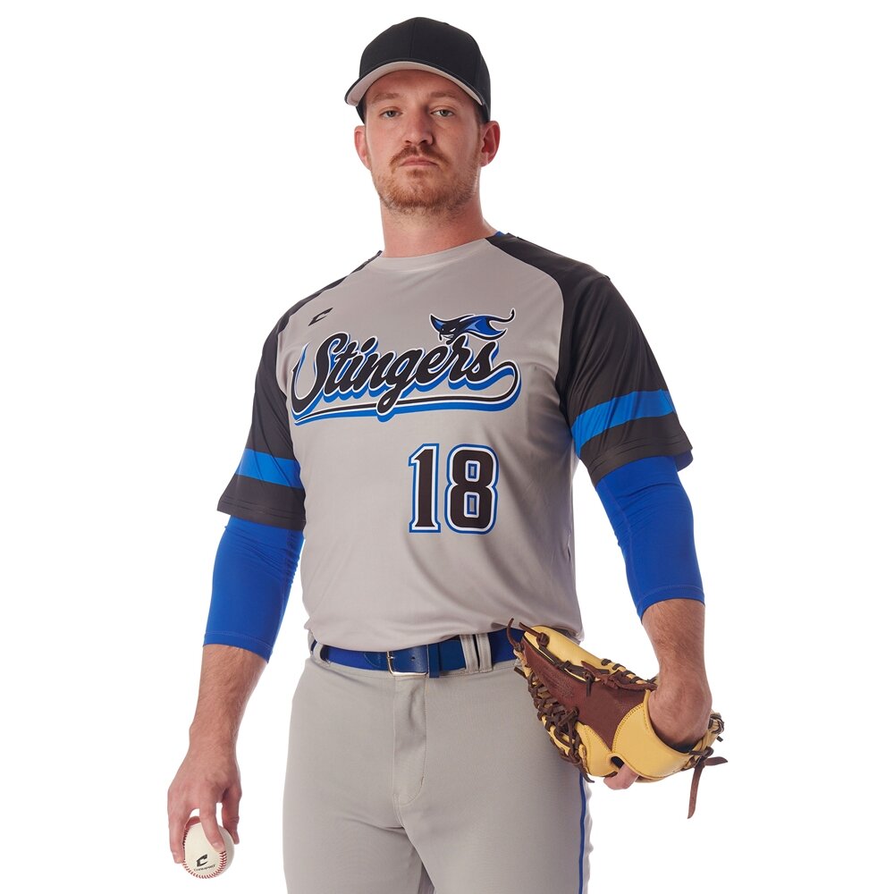 Crew neck sublimatie Baseball/softball jersey