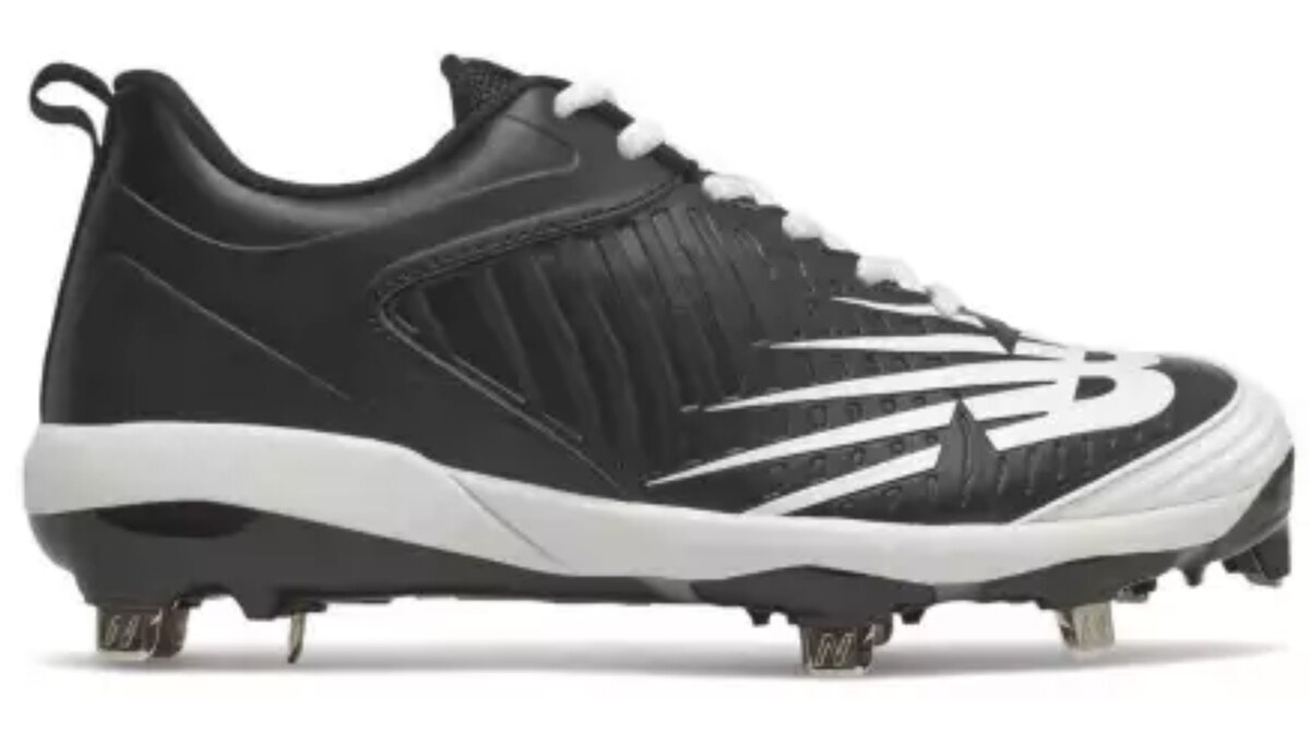 New Balance SMFUSEK3 Black Metal Cleats