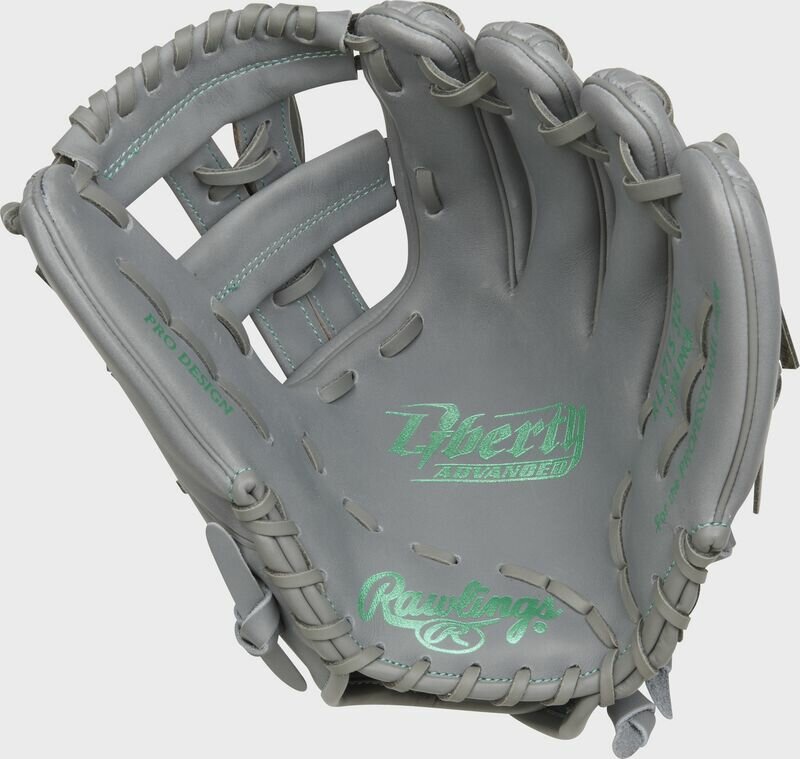 Rawlings Liberty Advanced Softball 11.75" Infield Glove Gray RHT
