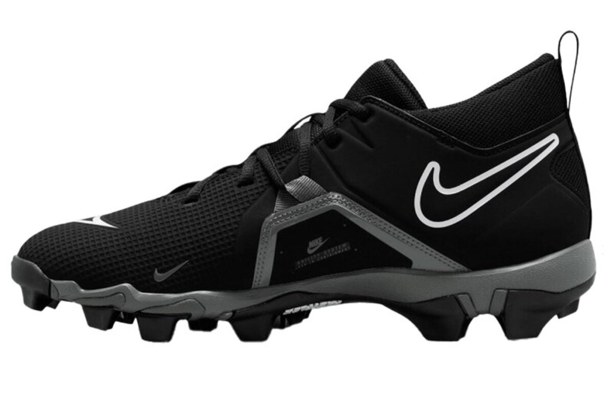 Nike Menace 3 Black/Grey High Rubber Cleats