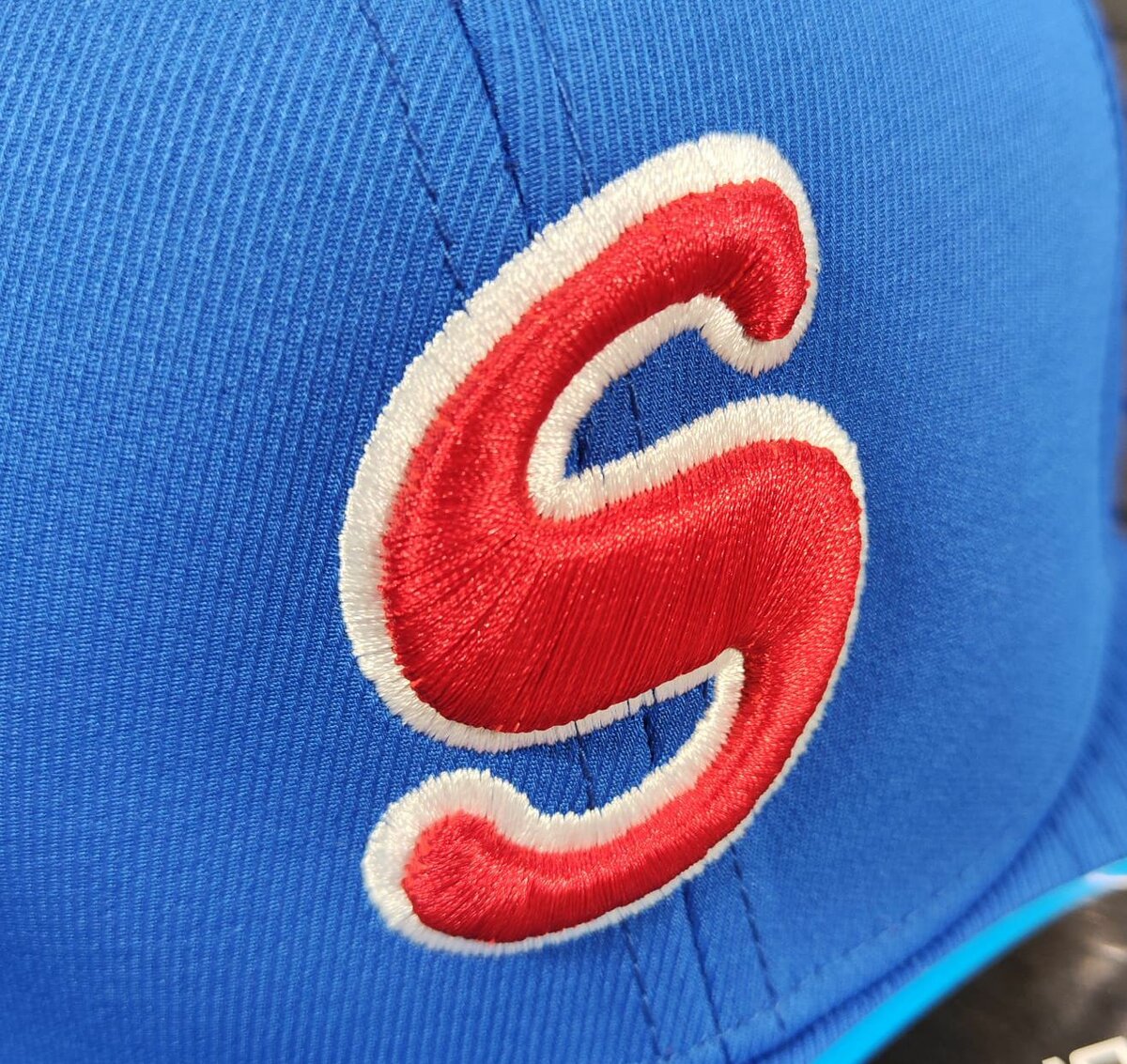 Spikes HC2 3D - Champro Flex cap Royal Met 3D geborduurd logo