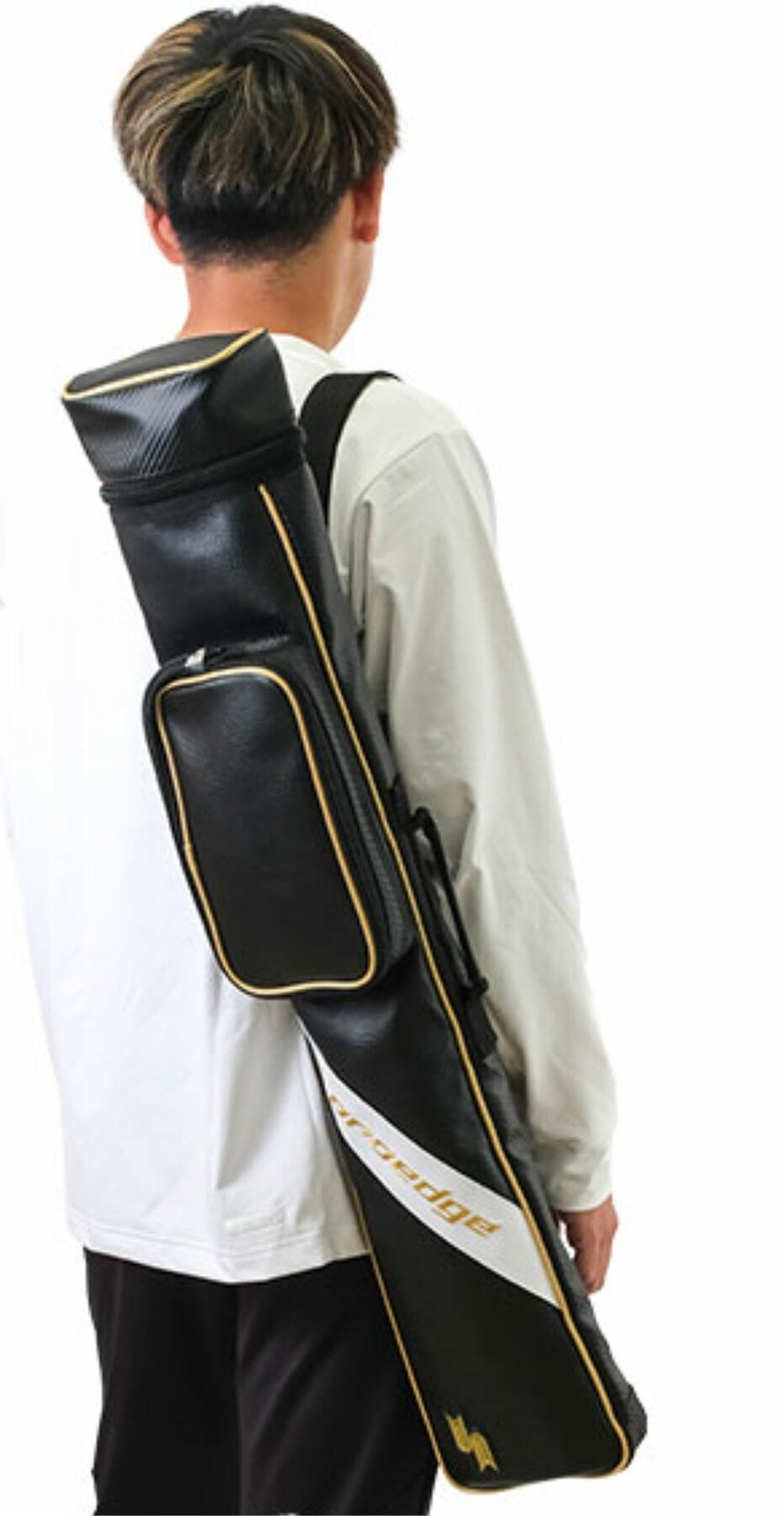 SSK ProEdge Personal Bat Bag (For 2/3 Bats) Navy/White