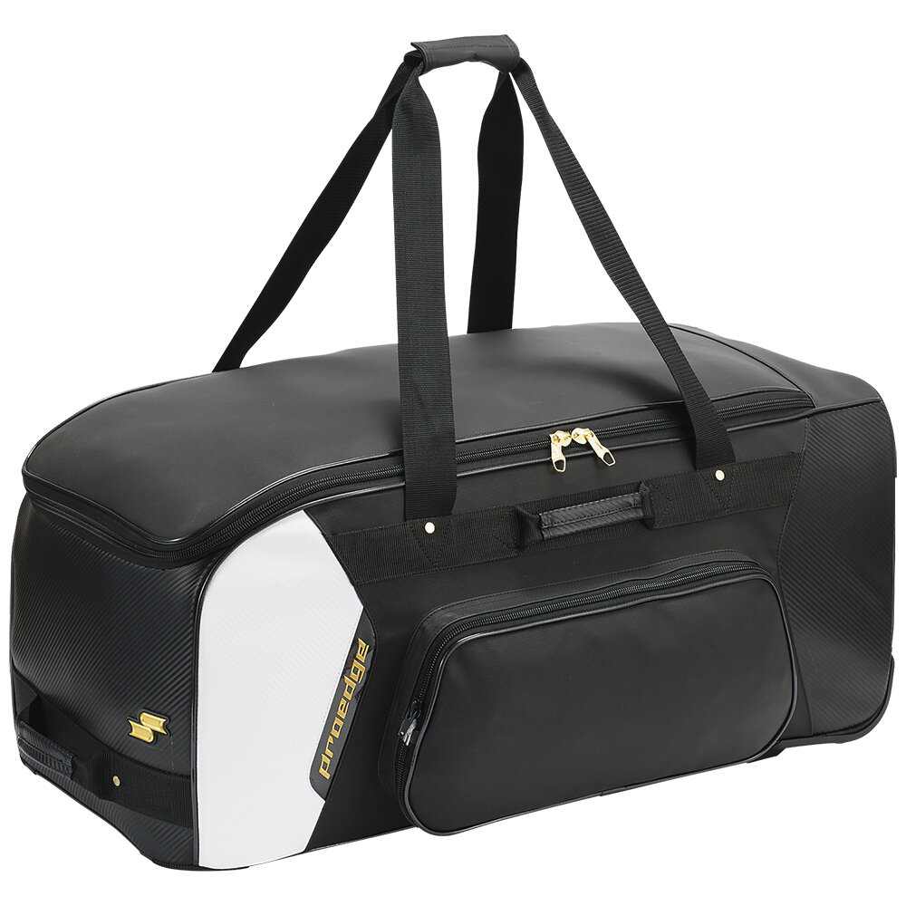 SSK ProEdge Personal Wheeled Catcher's Bag Black/White