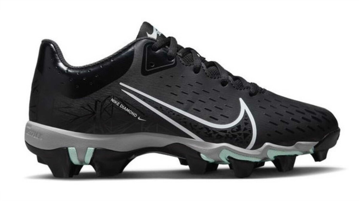 Nike Hyperdiamond 4 Black Rubber Cleats Beeball