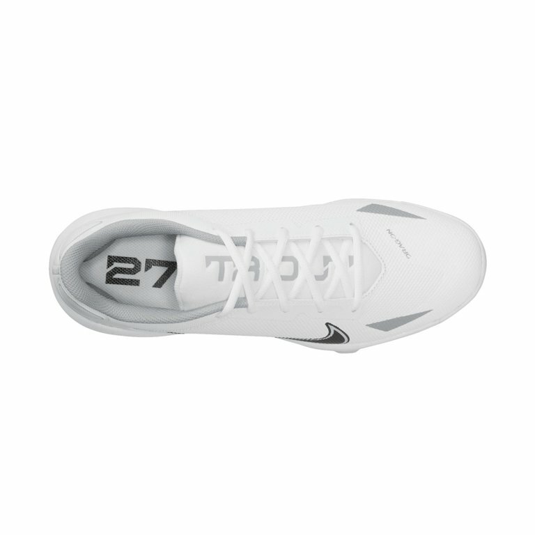 Nike Trout 8 White Low Rubber Cleats
