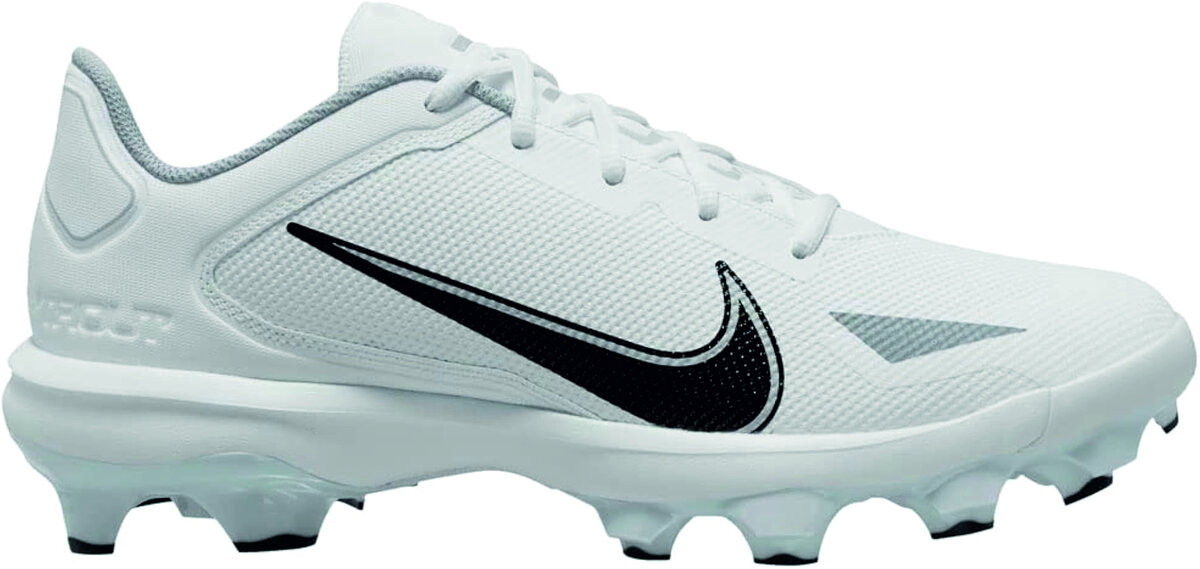Nike Trout 8 White Low Rubber Cleats Beeball