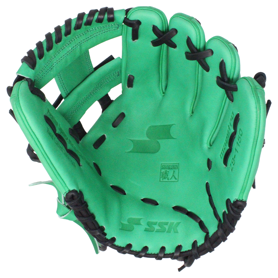 SSK Z9 11.5" Infield Glove Kelly Green/Black RHT