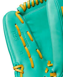 Wilson A2000 Fall 2024 B23 12" Pitcher Glove Seafoam/Yellow LHT