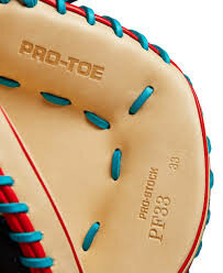 Wilson A2000 Fall 2024 PF33 33" Catcher Glove Black/Tan/Red/Green RHT