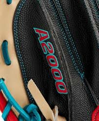 Wilson A2000 Fall 2024 PF33 33" Catcher Glove Black/Tan/Red/Green RHT