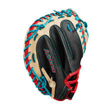 Wilson A2000 Fall 2024 PF33 33" Catcher Glove Black/Tan/Red/Green RHT