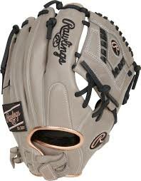 Rawlings R9 Softball 11.5" Infield/Pitcher Glove Gray/Black RHT