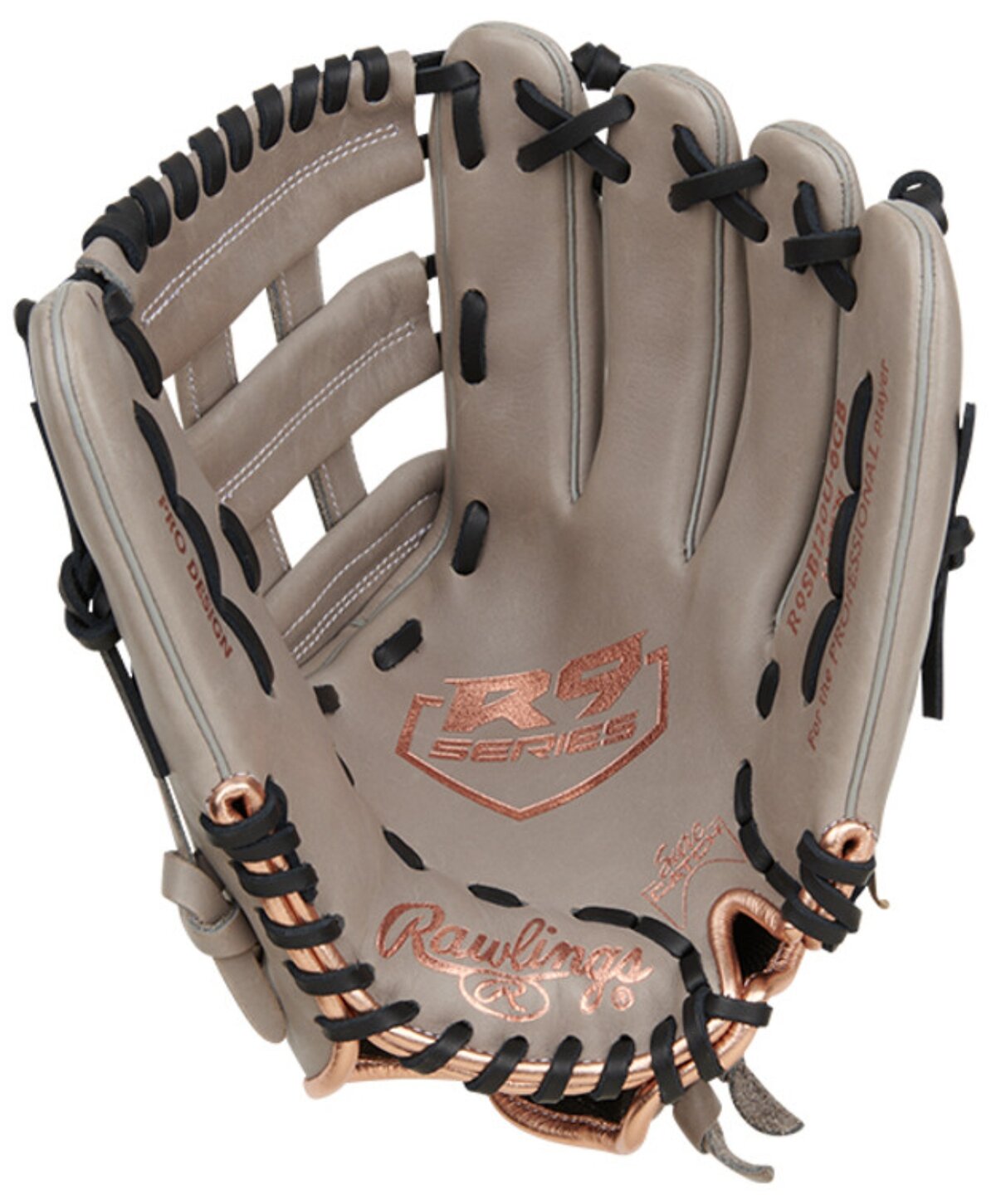 Rawlings R9 Softball 12" All-Round Glove Gray/Black RHT