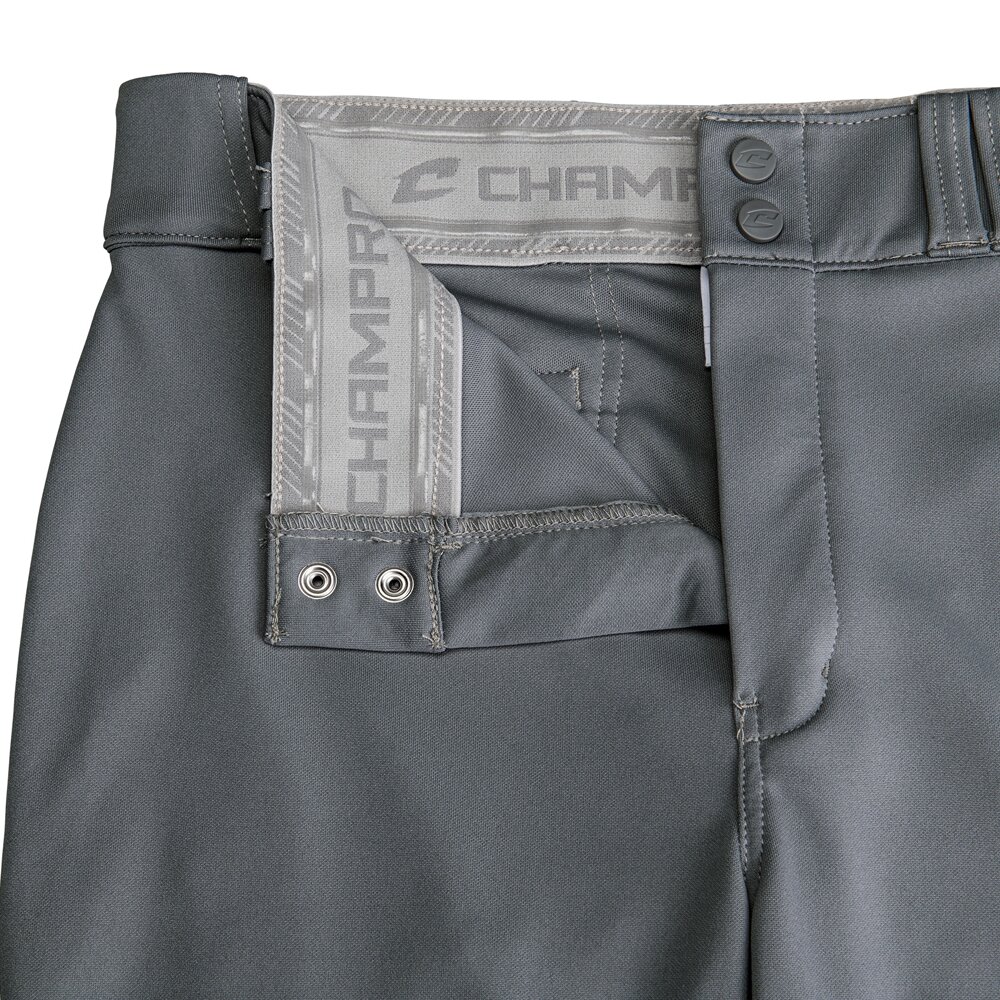 BP60DG - Champro Open Bottom Pants Dark Grey