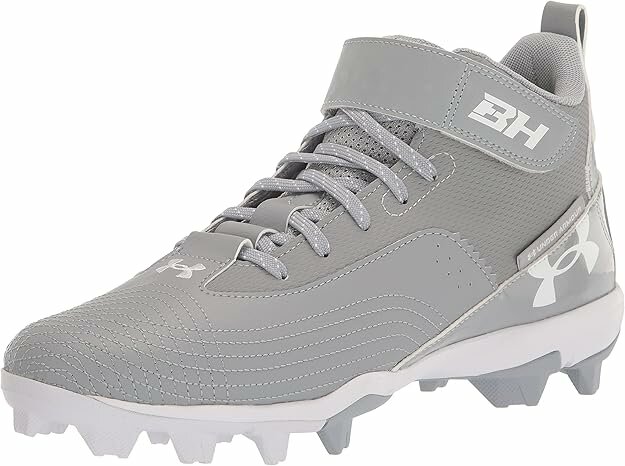 Under Armour Harper 7 Grey High Rubber Cleats Beeball