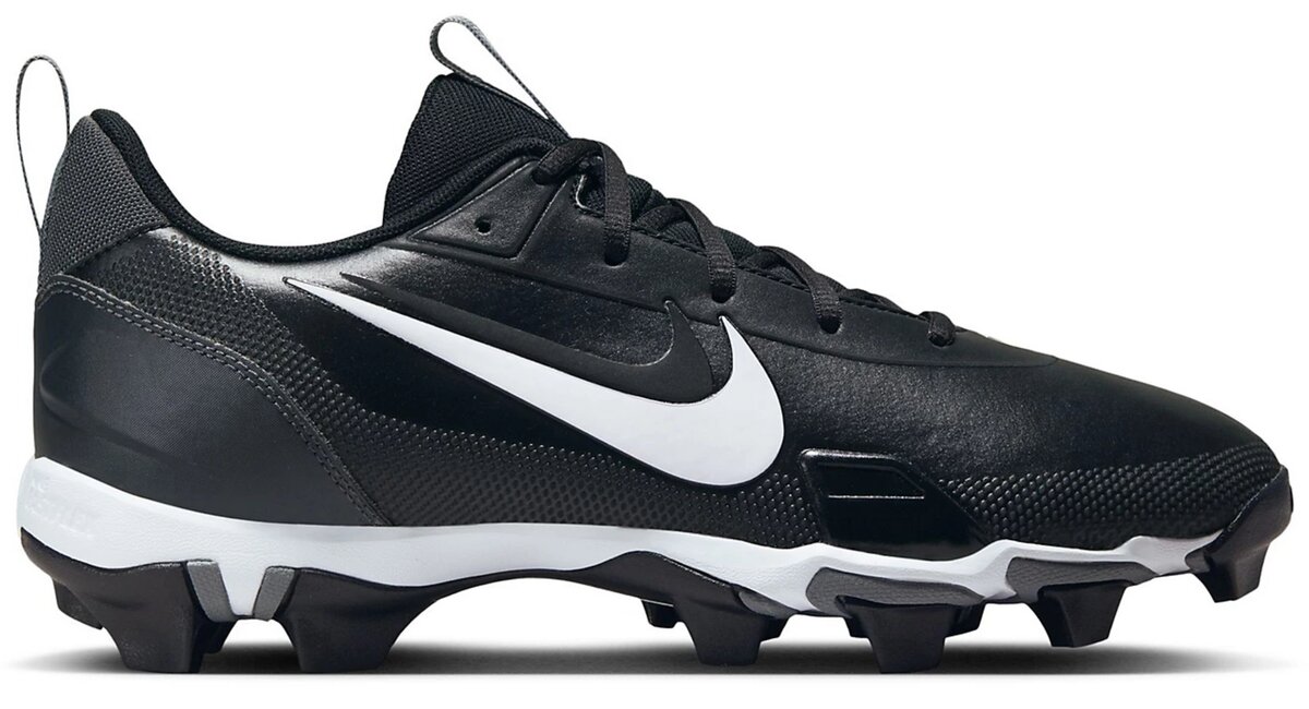 Nike Trout 9 Black/White Low Rubber Cleats