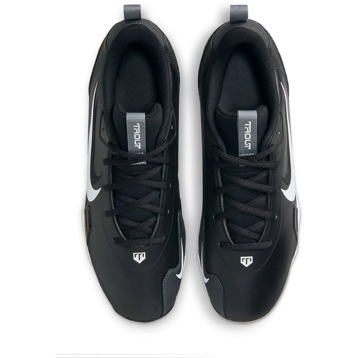 Nike Trout 9 Black/White Low Rubber Cleats