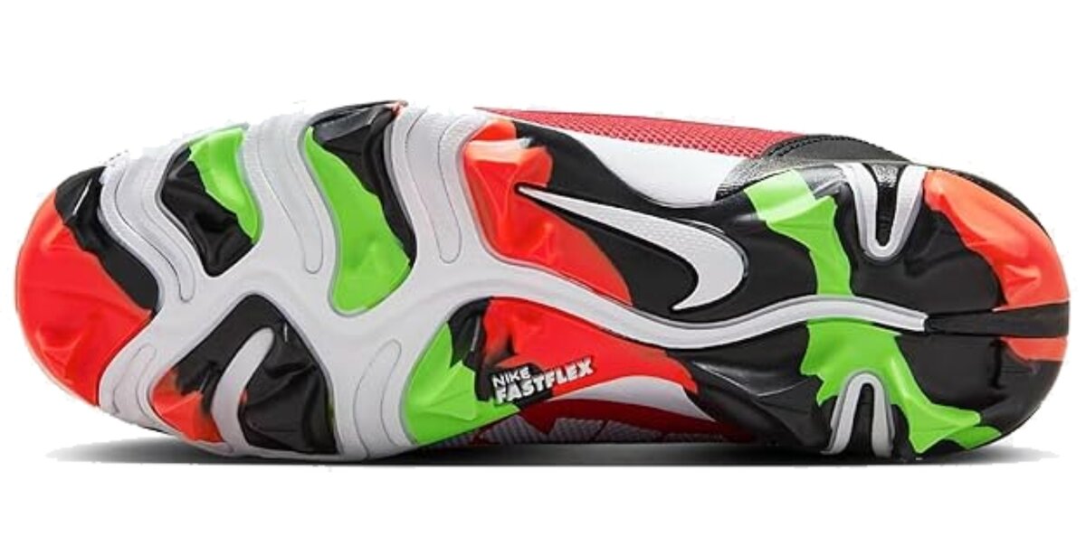 Nike Trout 9 University Red/Bright Crimson/Black Low Rubber Cleats Beeball