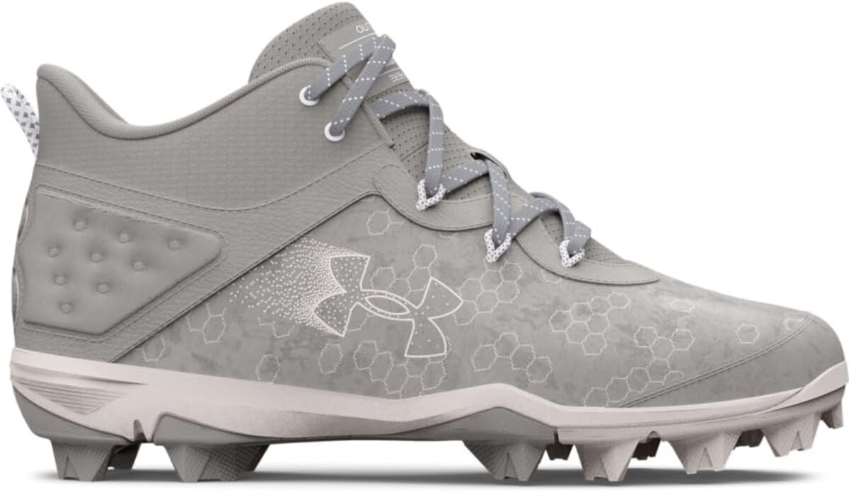 Under Armour Harper 8 Pro Grey High Rubber Cleats