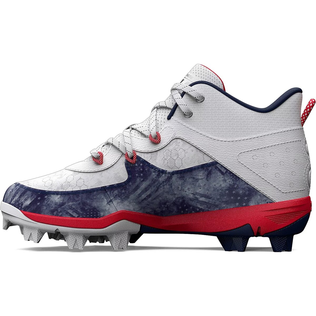 Under Armour Harper 8 Pro USA High Rubber Cleats Beeball