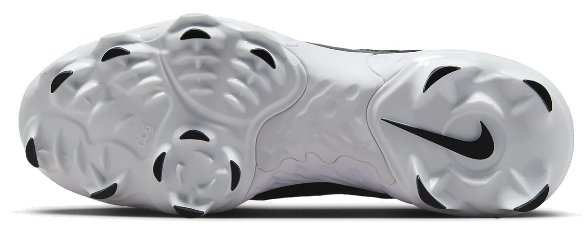 Nike Huarache Elite 4 Black/White Low Rubber Cleats