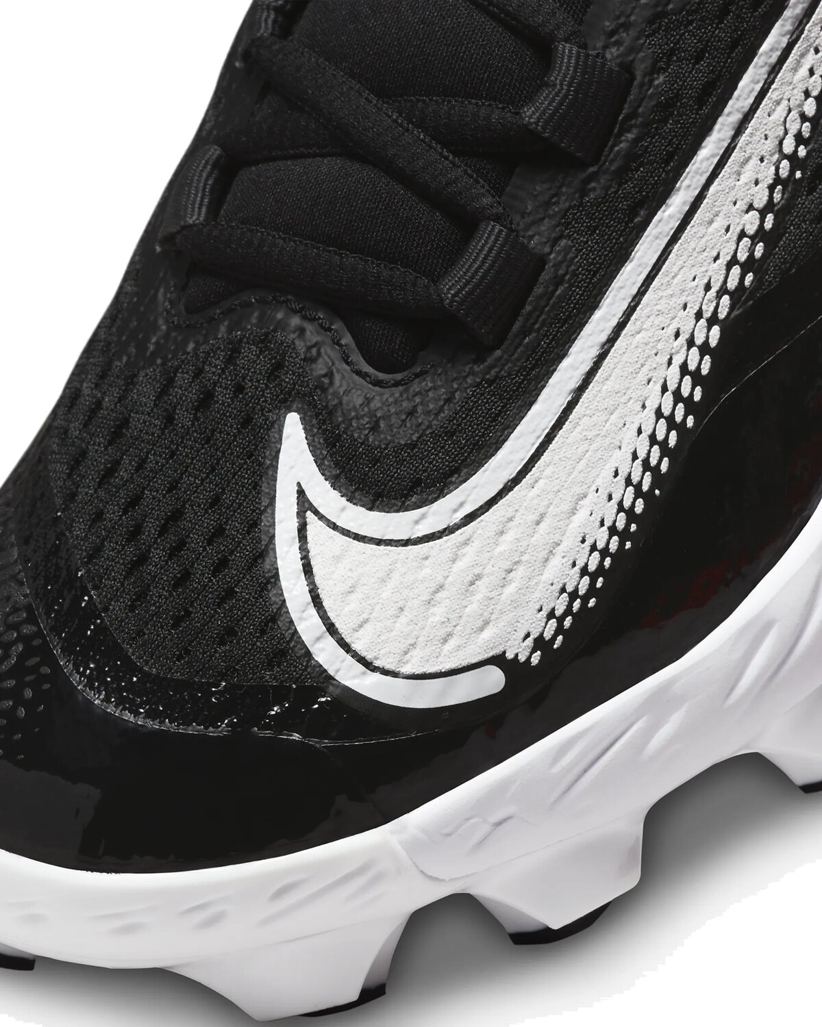 Nike Huarache Elite 4 Black/White Low Rubber Cleats