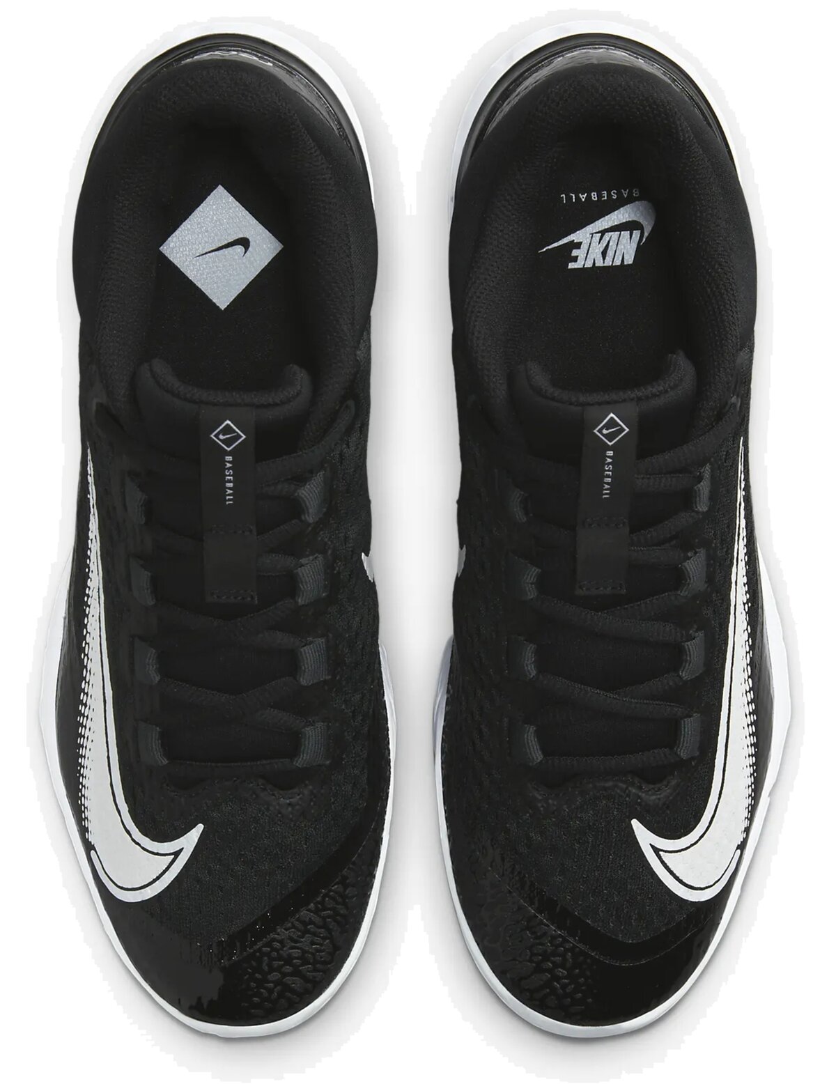 Nike Huarache Elite 4 Black/White Low Rubber Cleats
