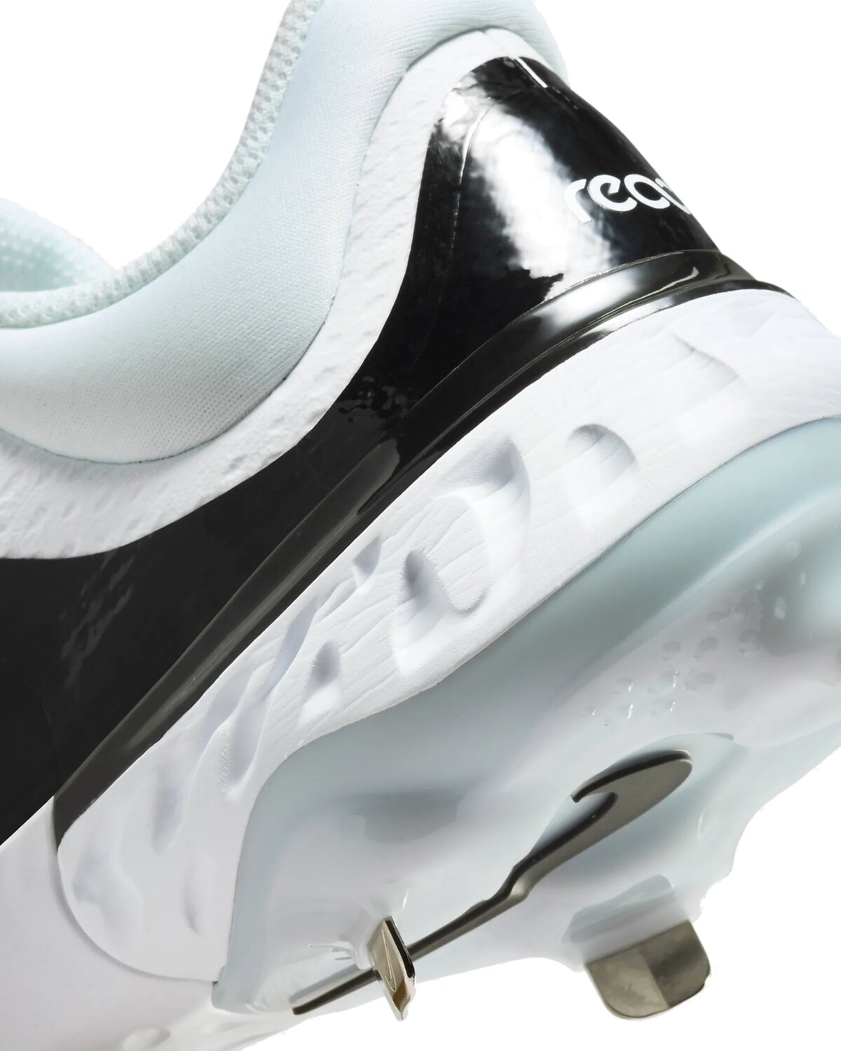 Nike Huarache Elite 4 Low White/Black Metal Cleats