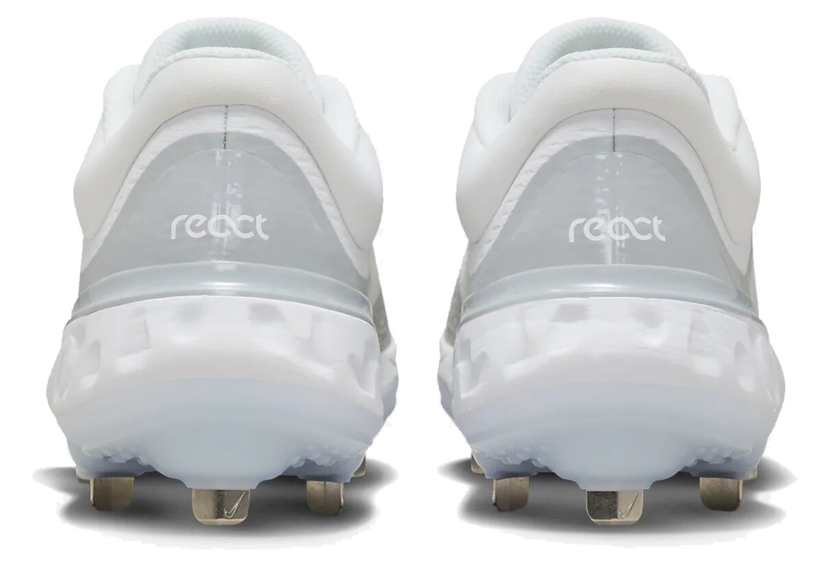 Nike Huarache Elite 4 Low Wolf Grey/White Metal Cleats