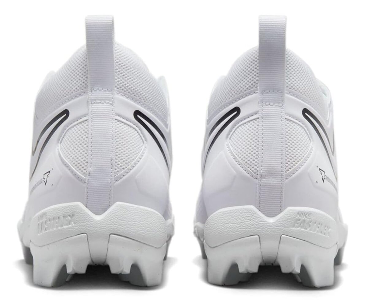 Nike Menace 3 White High Rubber Cleats Beeball
