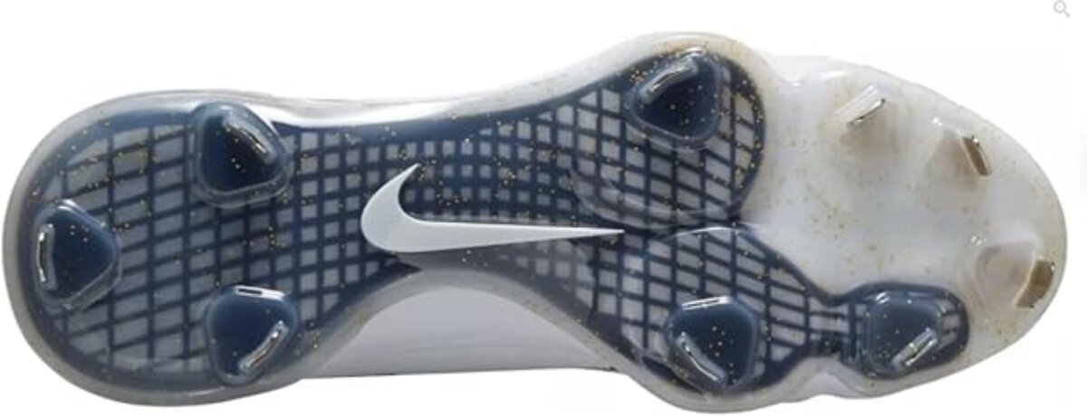 Nike Trout 7 White/Gold Low Metal Cleats