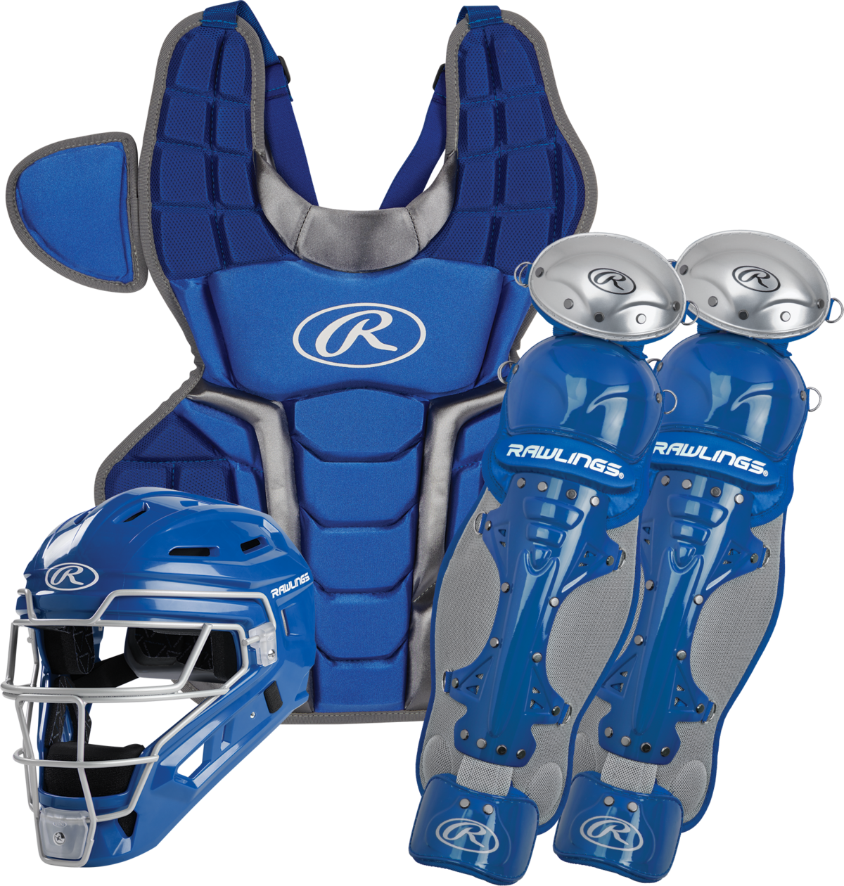 Rawlings Renegade Catcher Set Intermediate Royal