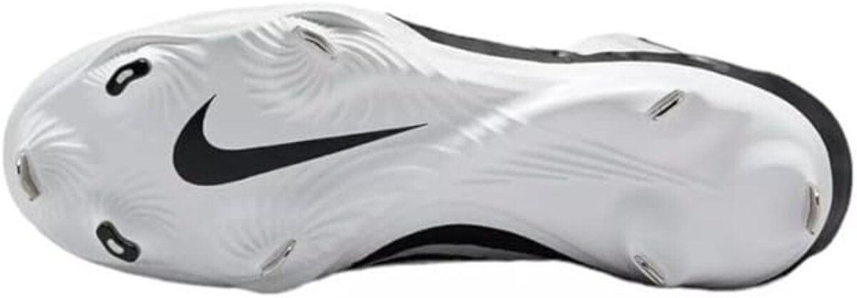 Nike Huarache NXT White/Black High Metal Cleats