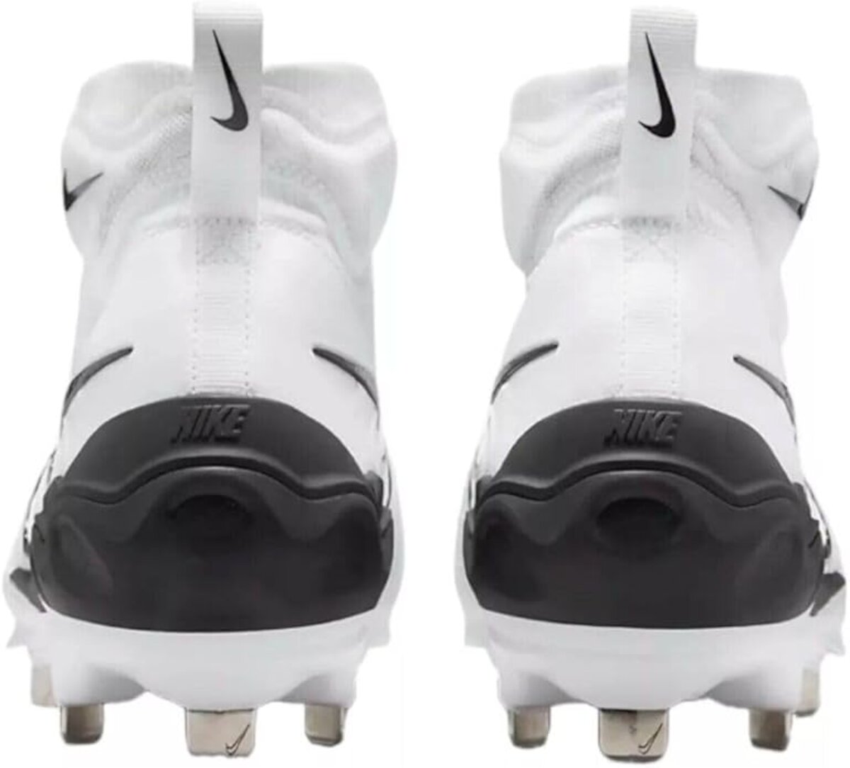 Nike Huarache NXT White/Black High Metal Cleats
