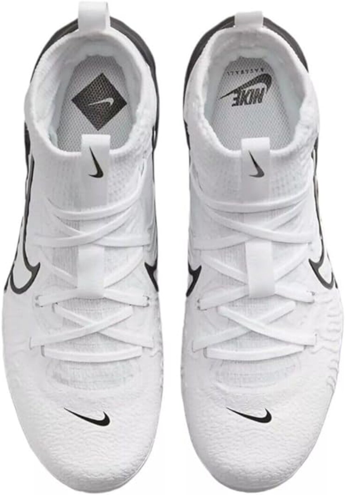 Nike Huarache NXT White/Black High Metal Cleats