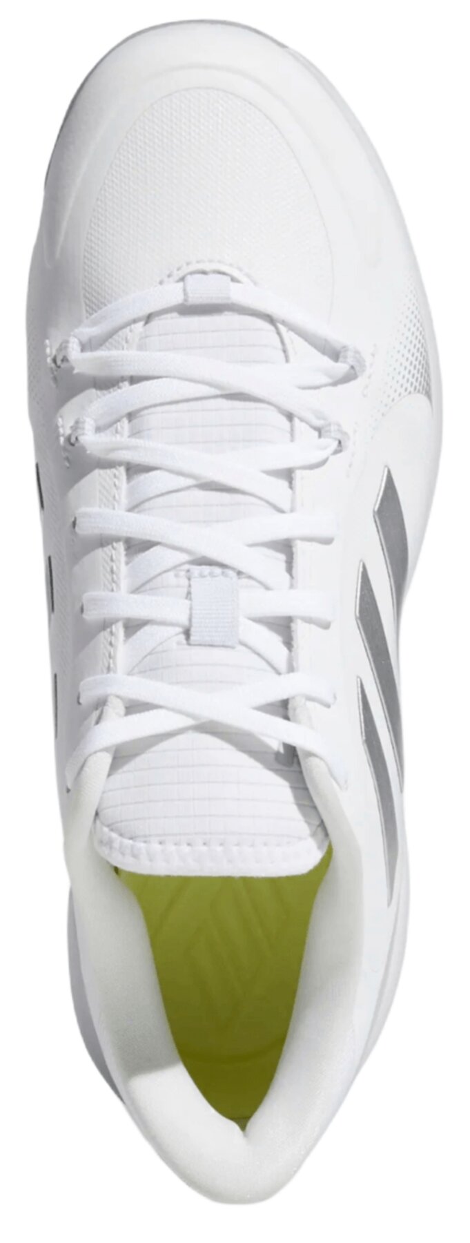 Adidas Pure Hustle 2 White/Silver Metal Cleats