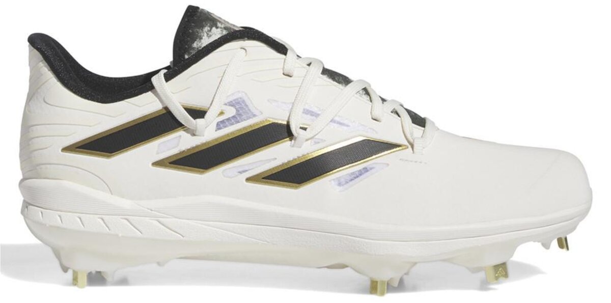 Adidas Afterburner 9 Summer Bash White/Black/Gold Metal Cleats