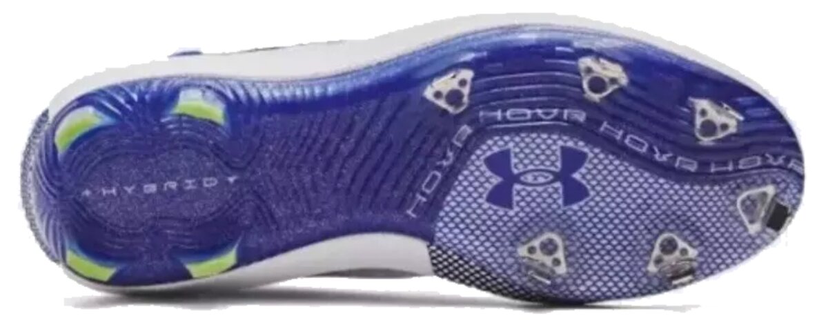 Under Armour Harper 8 Royal/Silver Metal Cleats