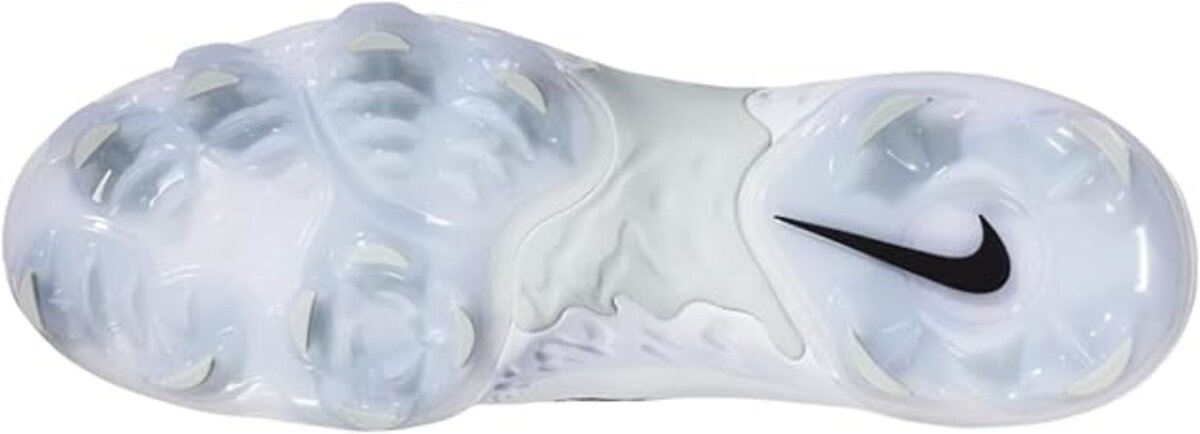 Nike Huarache Elite 4 White/Grey Low Rubber Cleats