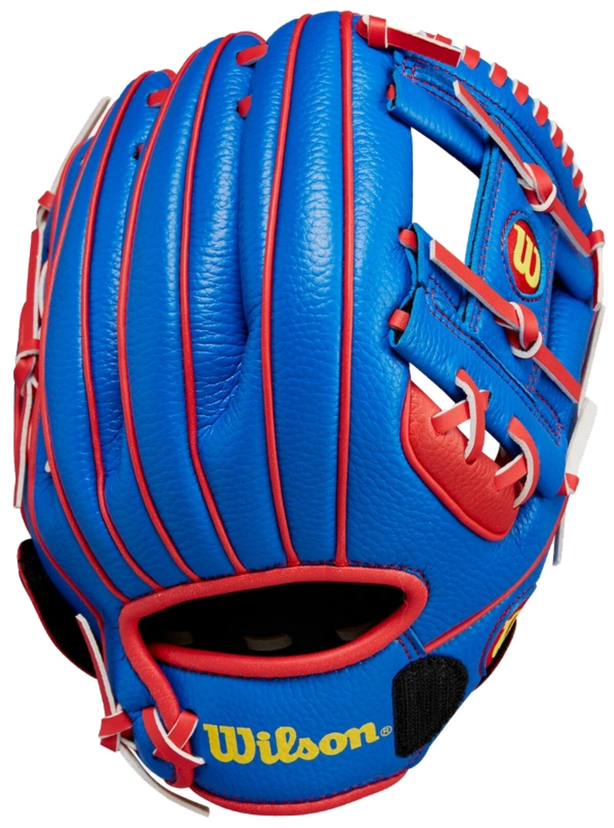 Wilson A200 10" Youth Glove Royal/Red RHT