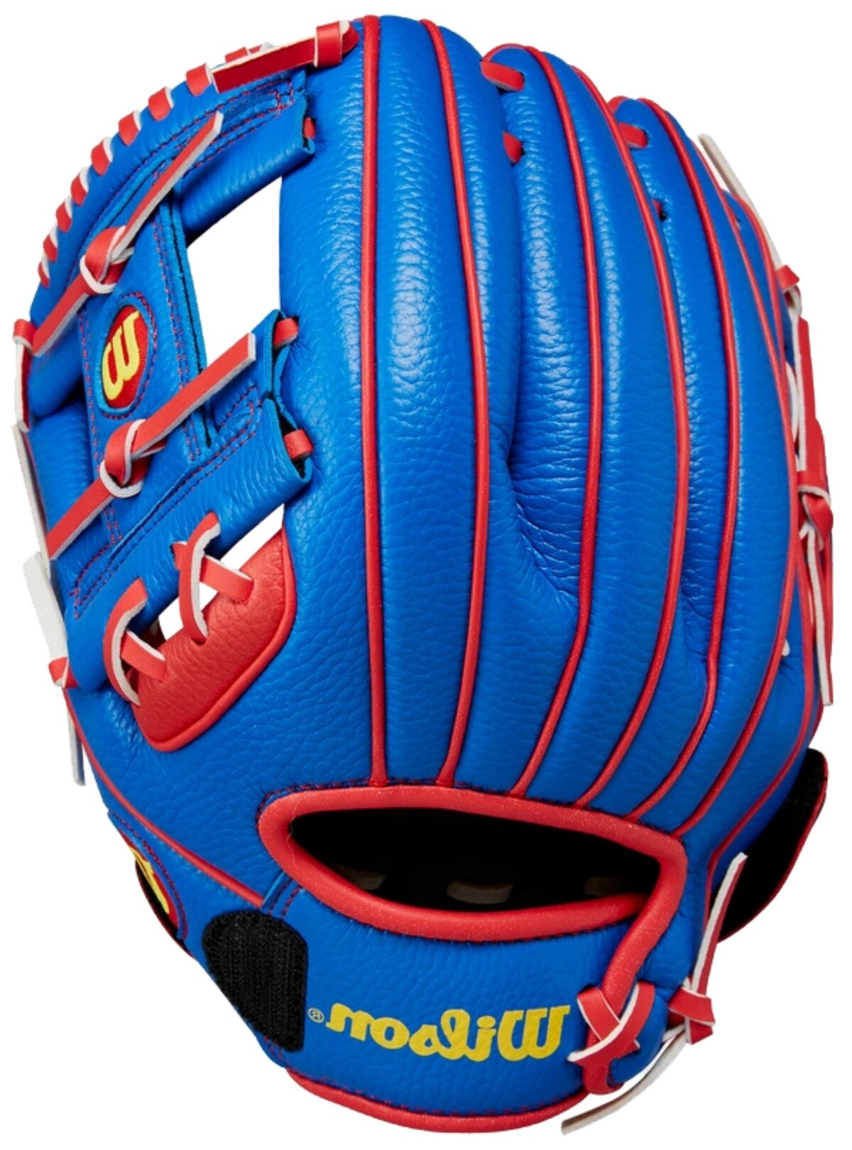 Wilson A200 10" Youth Glove Royal/Red LHT