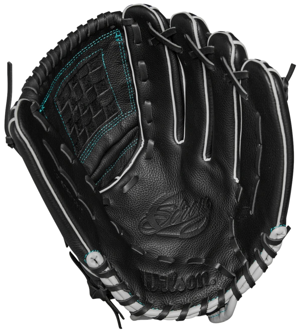 Wilson A500 Siren 12" All-Round Glove Black/Teal RHT