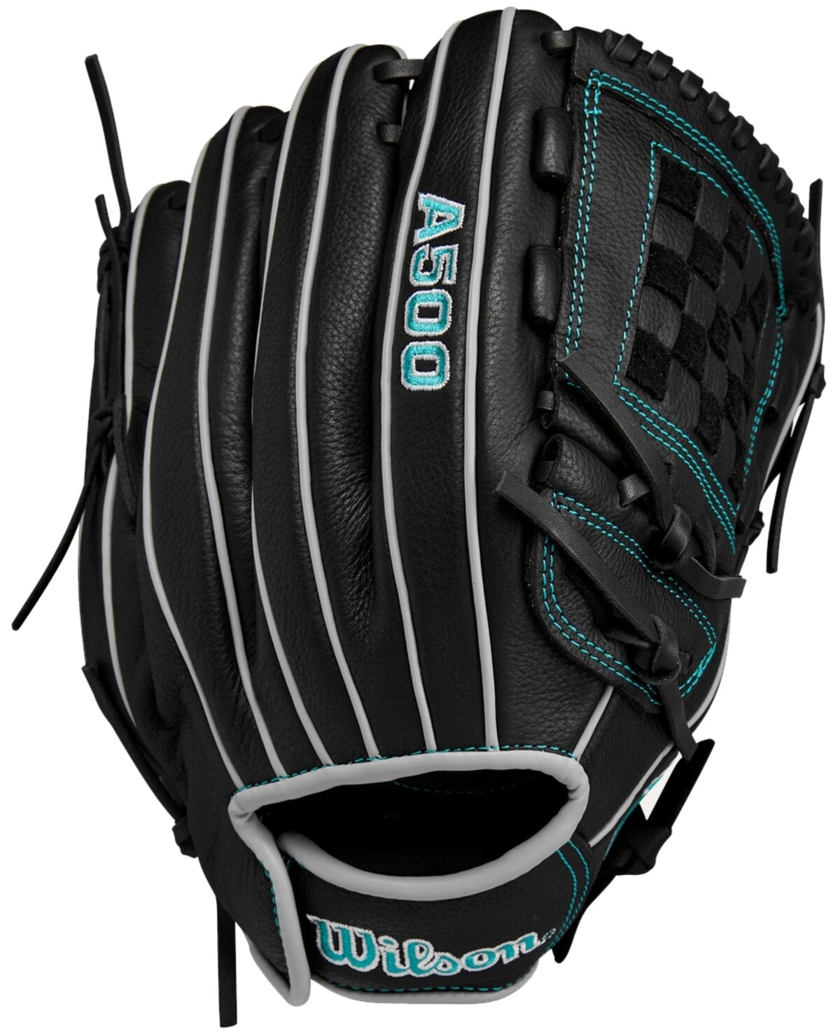 Wilson A500 Siren 12" All-Round Glove Black/Teal RHT