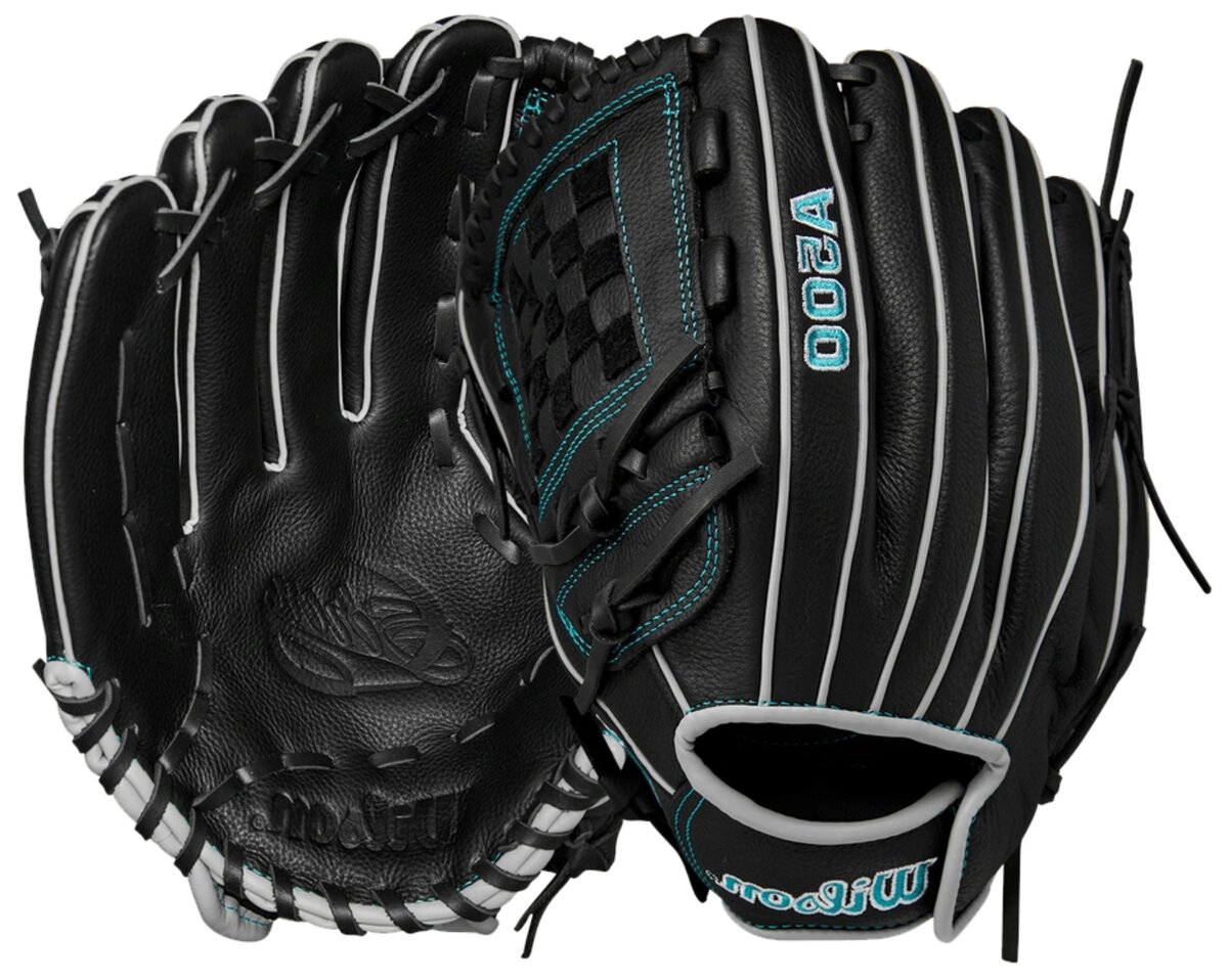 Wilson A500 Siren 12" All-Round Glove Black/Teal LHT