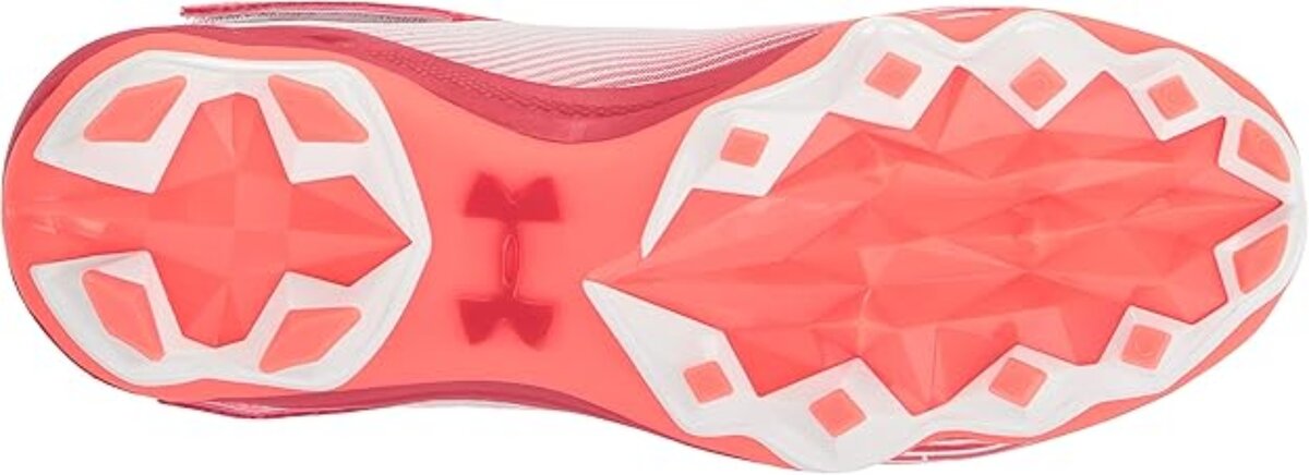 Under Armour Highlight Hammer Scarlet High Rubber Cleats