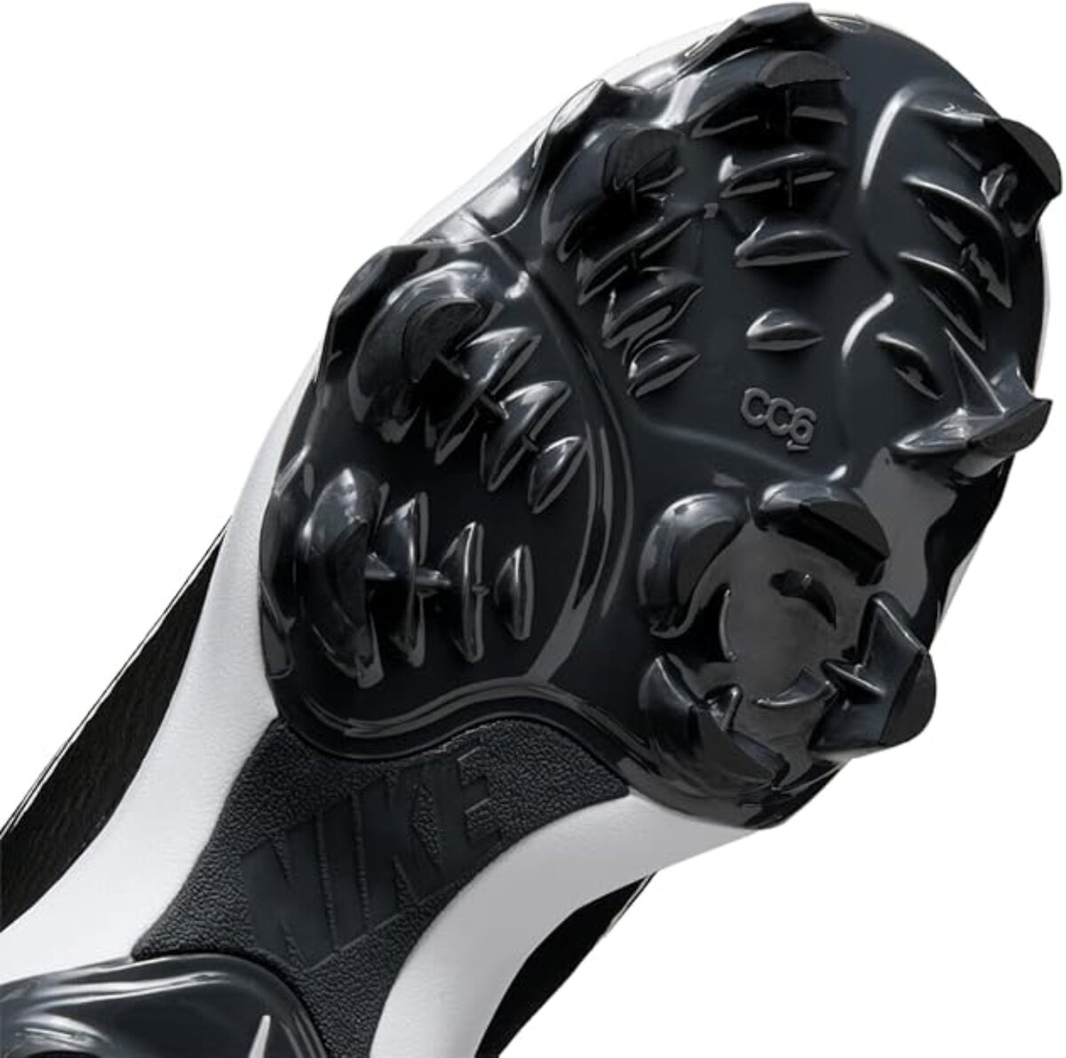Nike Hyperdiamond 4 Pro Black/White Low Rubber Cleats