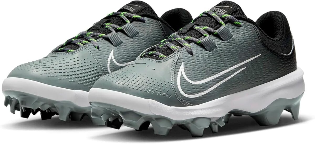 Nike Hyperdiamond 4 Pro Grey/Black Low Rubber