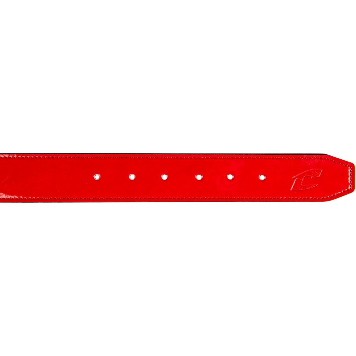 Champro Gloss PU Leather Belt Scarlet
